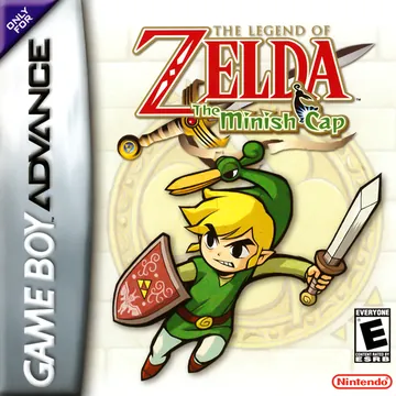 Portada de The Legend of Zelda: The Minish Cap, edición de Norteamérica