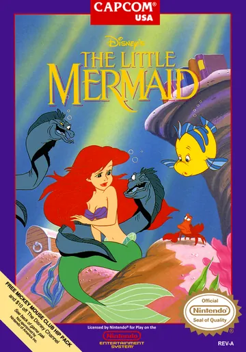 『The Little Mermaid』北米版のパッケージ