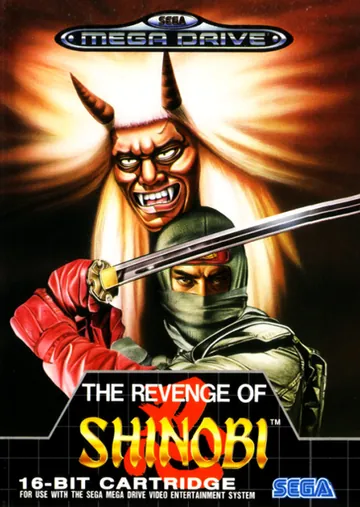Portada de The Revenge of Shinobi, edición de Europa