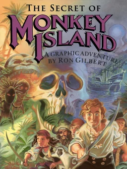 Portada de The Secret of Monkey Island, edición de Norteamérica