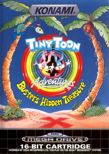 Обложка: Tiny Toon Adventures: Buster's Hidden Treasure, издание — Европа