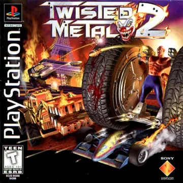 『Twisted Metal 2』北米版のパッケージ