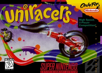 Portada de Uniracers, edición de Norteamérica