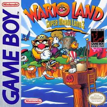 『Wario Land: Super Mario Land 3』北米版のパッケージ