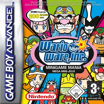 Обложка: WarioWare, Inc.: Minigame Mania, издание — Европа