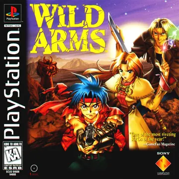 Portada de Wild Arms, edición de Norteamérica