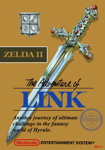 Portada de Zelda II: The Adventure of Link, edición de Europa